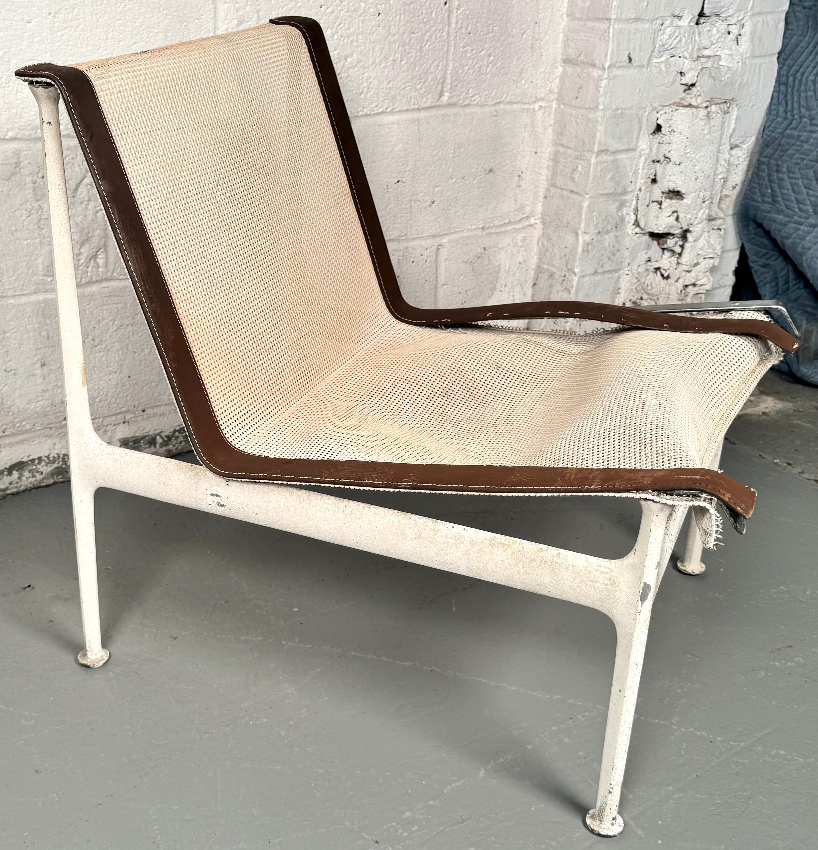 Americano Sedie da patio moderne senza braccioli di metà secolo di Richard Schultz per Knoll in vendita