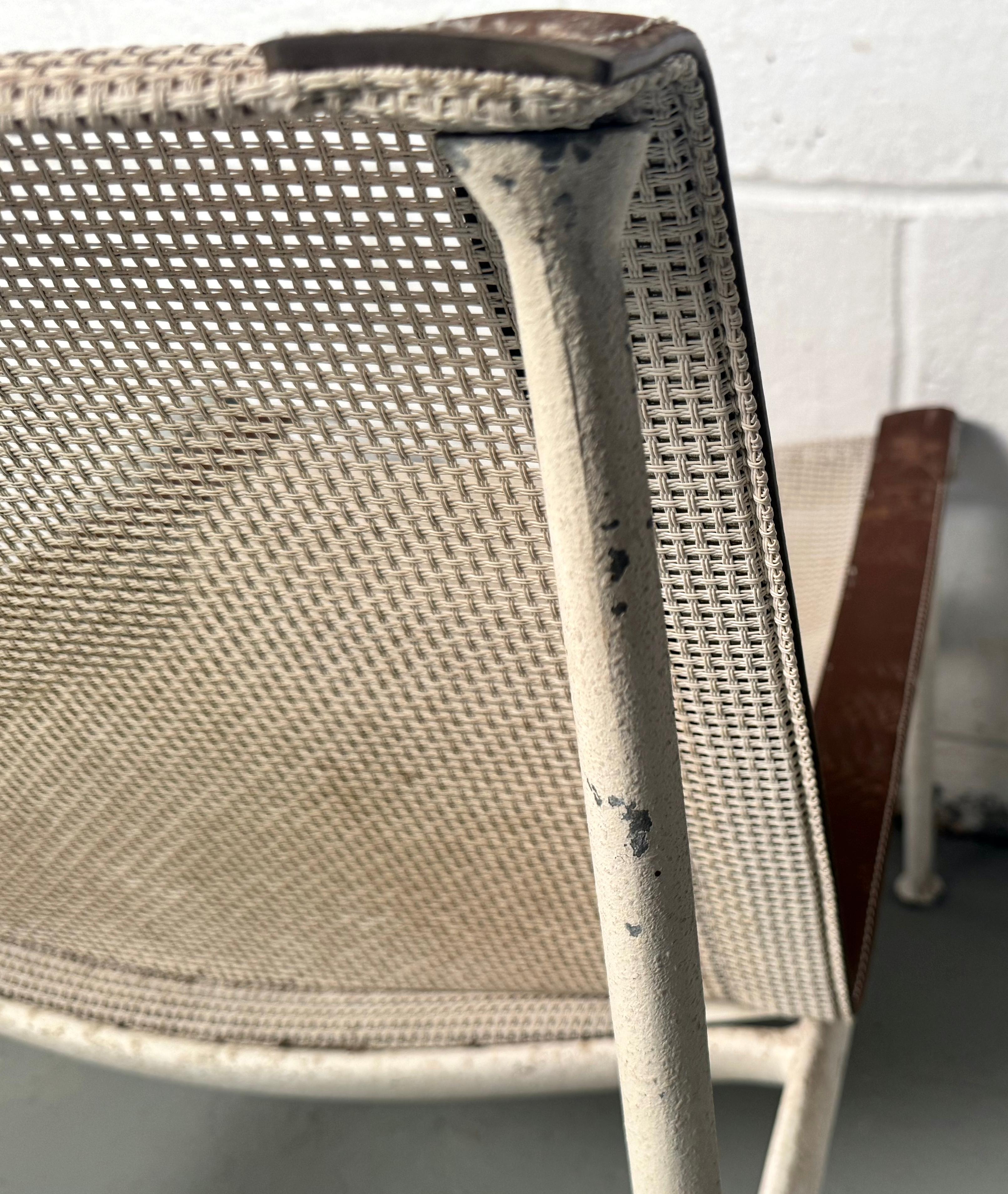 Sedie da patio moderne senza braccioli di metà secolo di Richard Schultz per Knoll in vendita 2