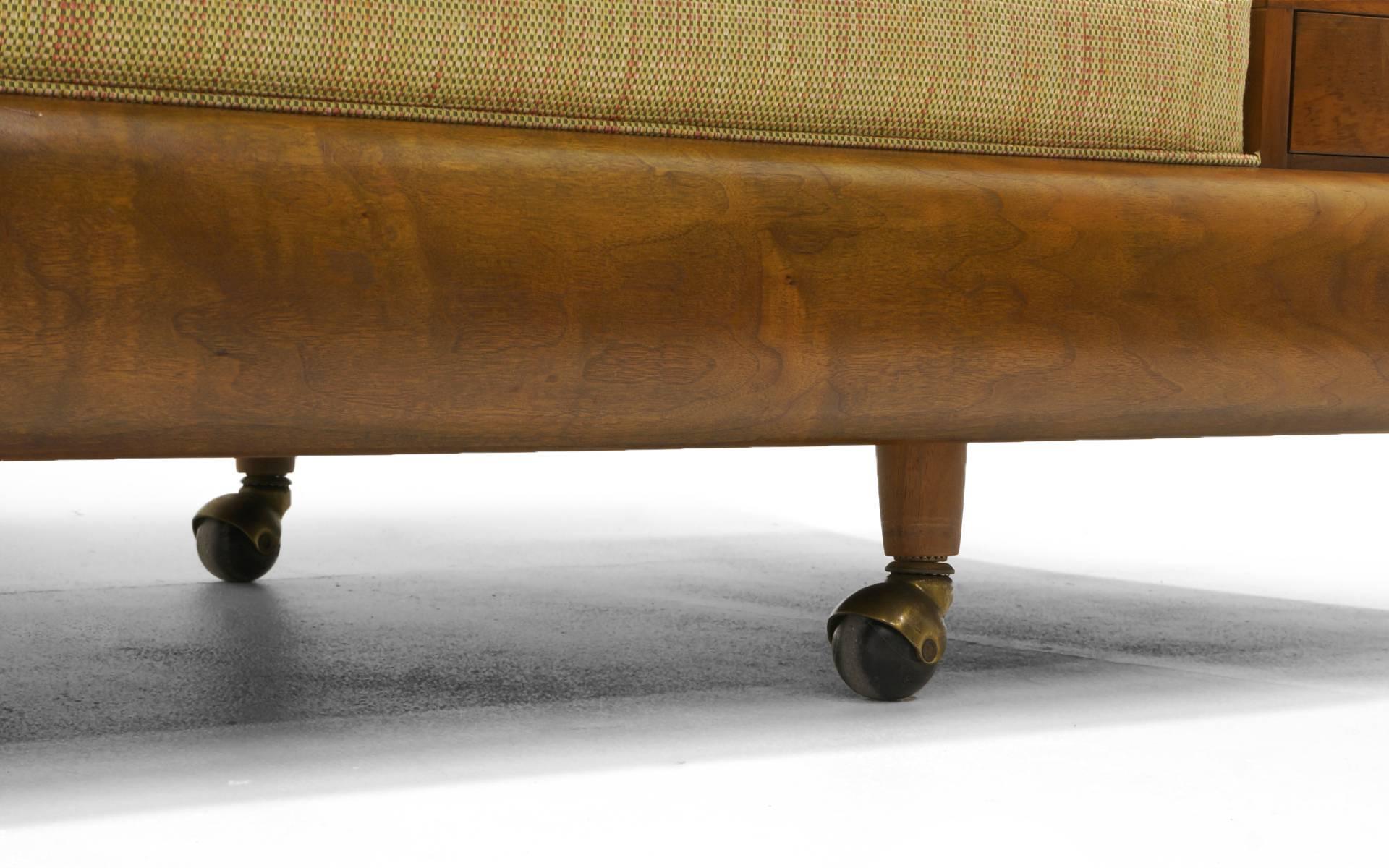 Excellent Armless Sofa with Attached Tables by Adrian Pearsall 1