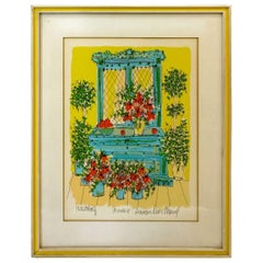 Armoir de Susan Pear Meisel 1977 épreuve d'artiste originale dans un cadre