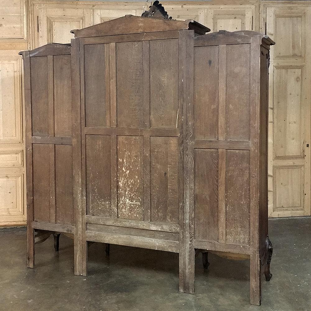 Armoire, 19th Century French Louis XV in Walnut, by Mercier 4