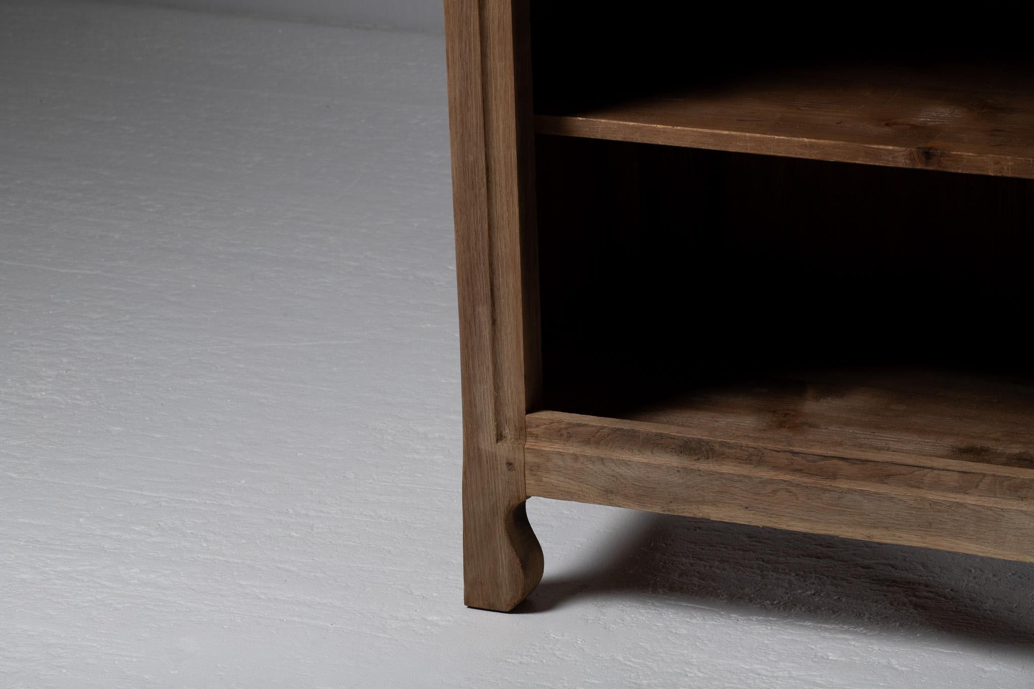 French Armoire, Bleached Oak, France, circa 1940 For Sale