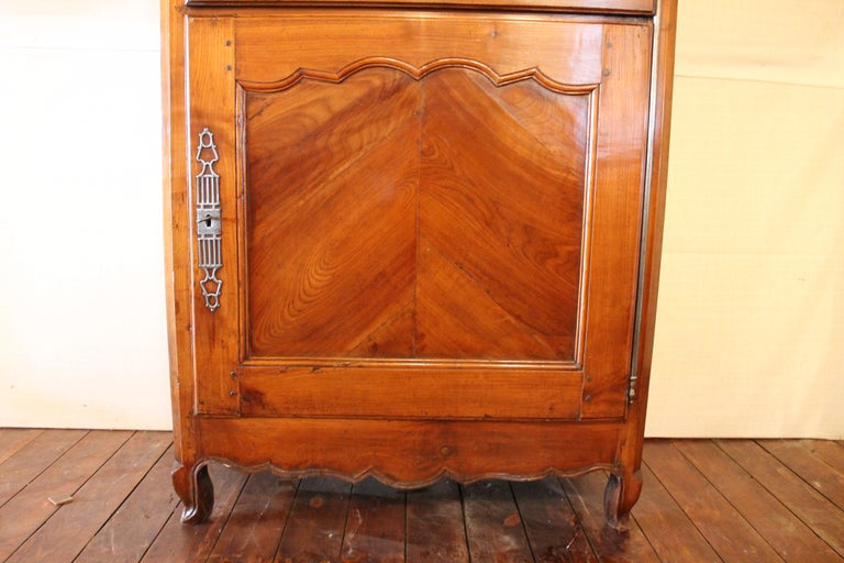 Armoire called Gens Debout from France 18 century in Cherrywood For