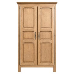 Armoire deux portes – Chêne massif – Style classique provincial – Aérogommée