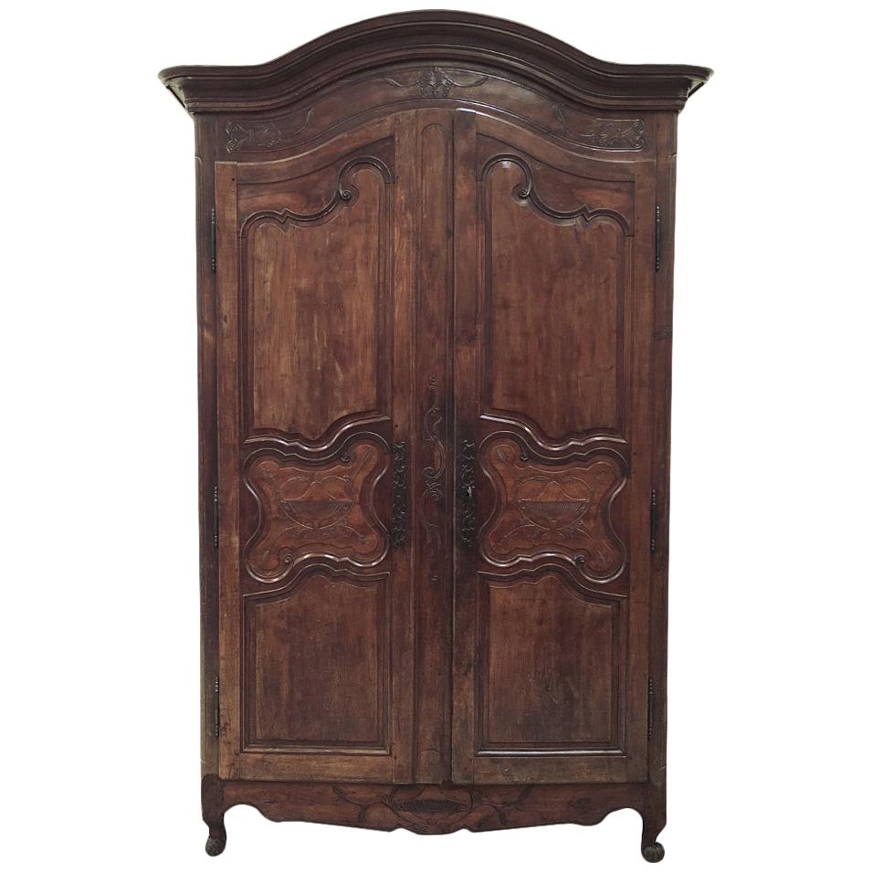 Armoire, Early 19th Century Country French in Fruitwood For Sale at 1stdibs