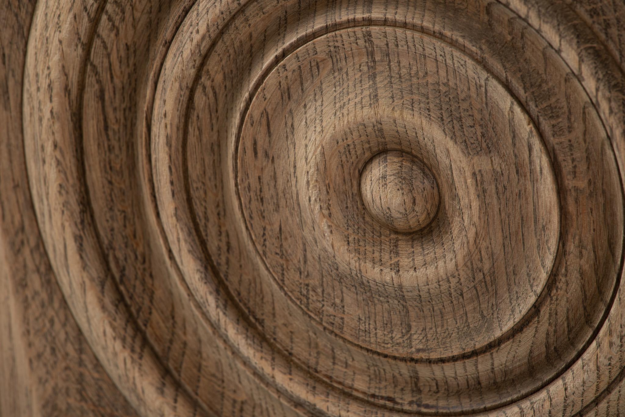 Armoire in Carved Oak, France, 1950 (Geschnitzt) im Angebot