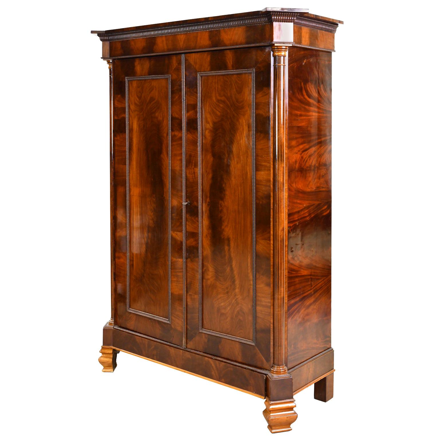 Armoire in West Indies Mahogany, Northern Europe, circa 1825