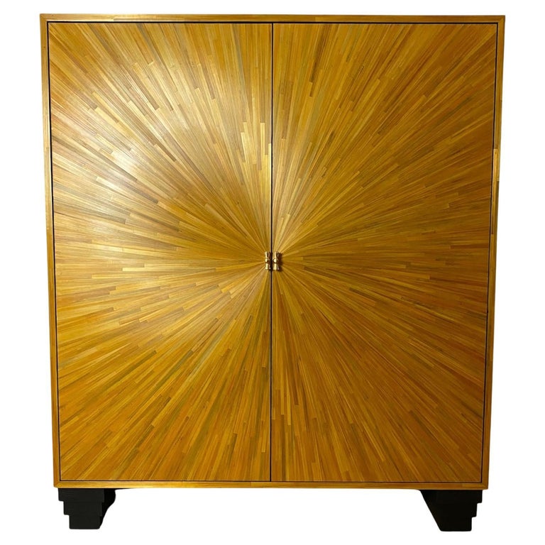 Armoire Soleil Art Déco For Sale at 1stDibs