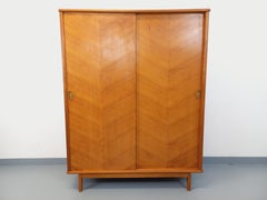 Armoire vintage en bois de chêne des années 60