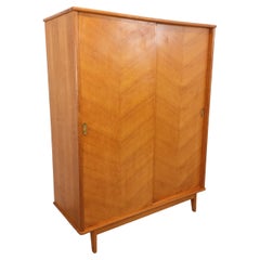 Armoire vintage en bois de chêne des années 60