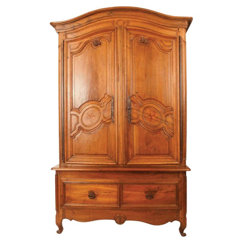 Armoire with Star Detail For Sale