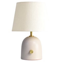 Armona Mini Dimmable - Lampada da tavolo in ceramica fatta a mano Paralume conico bianco sporco