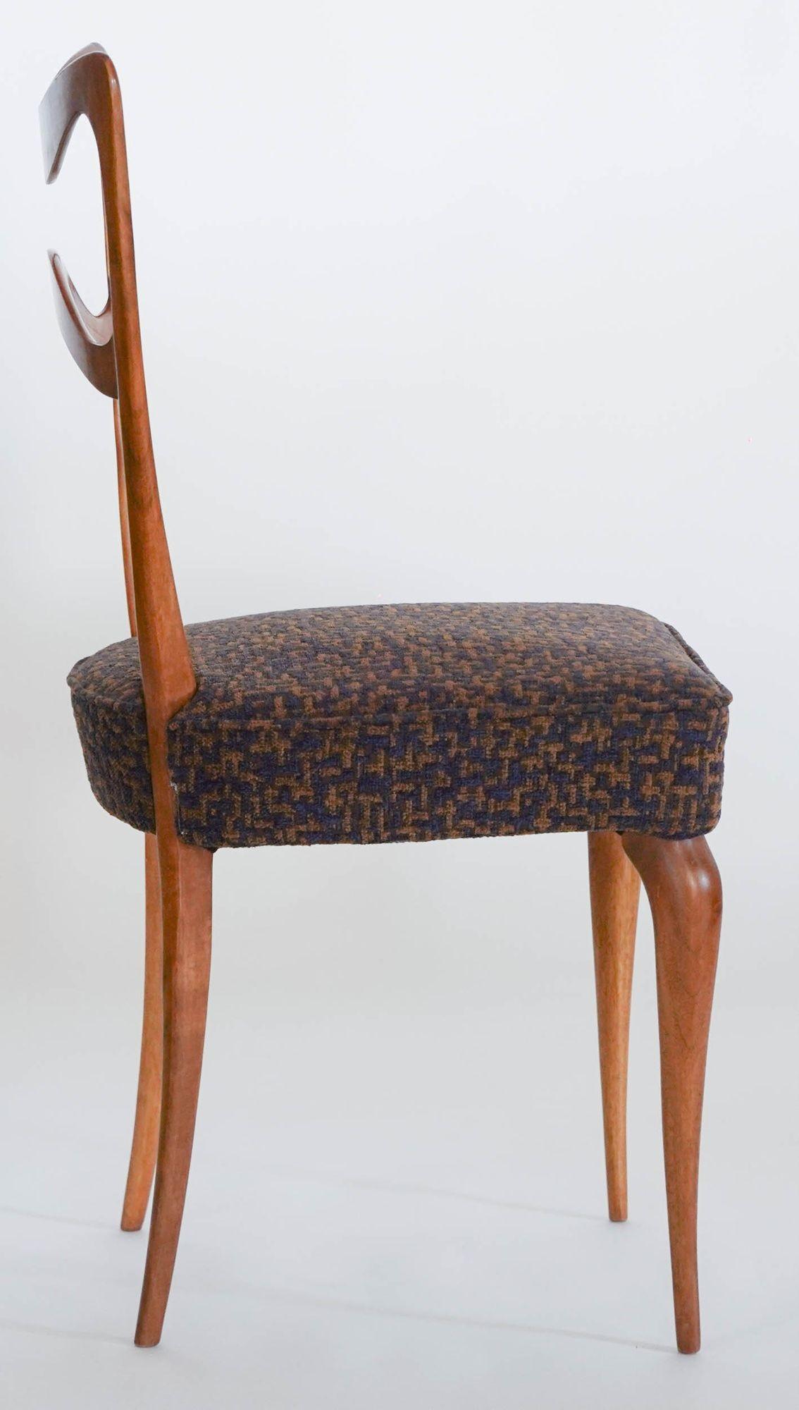Sedia da pranzo Armonia in noce, design Silvio Piattelli made in Italy In condizioni ottime in vendita a Tavarnelle val di Pesa, Florence