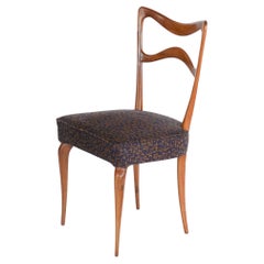Armonia Walnut Dining Chair, Silvio Piattelli design made in Italy