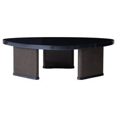 Armor Coffee Table with High Gloss Finish and Chainmail