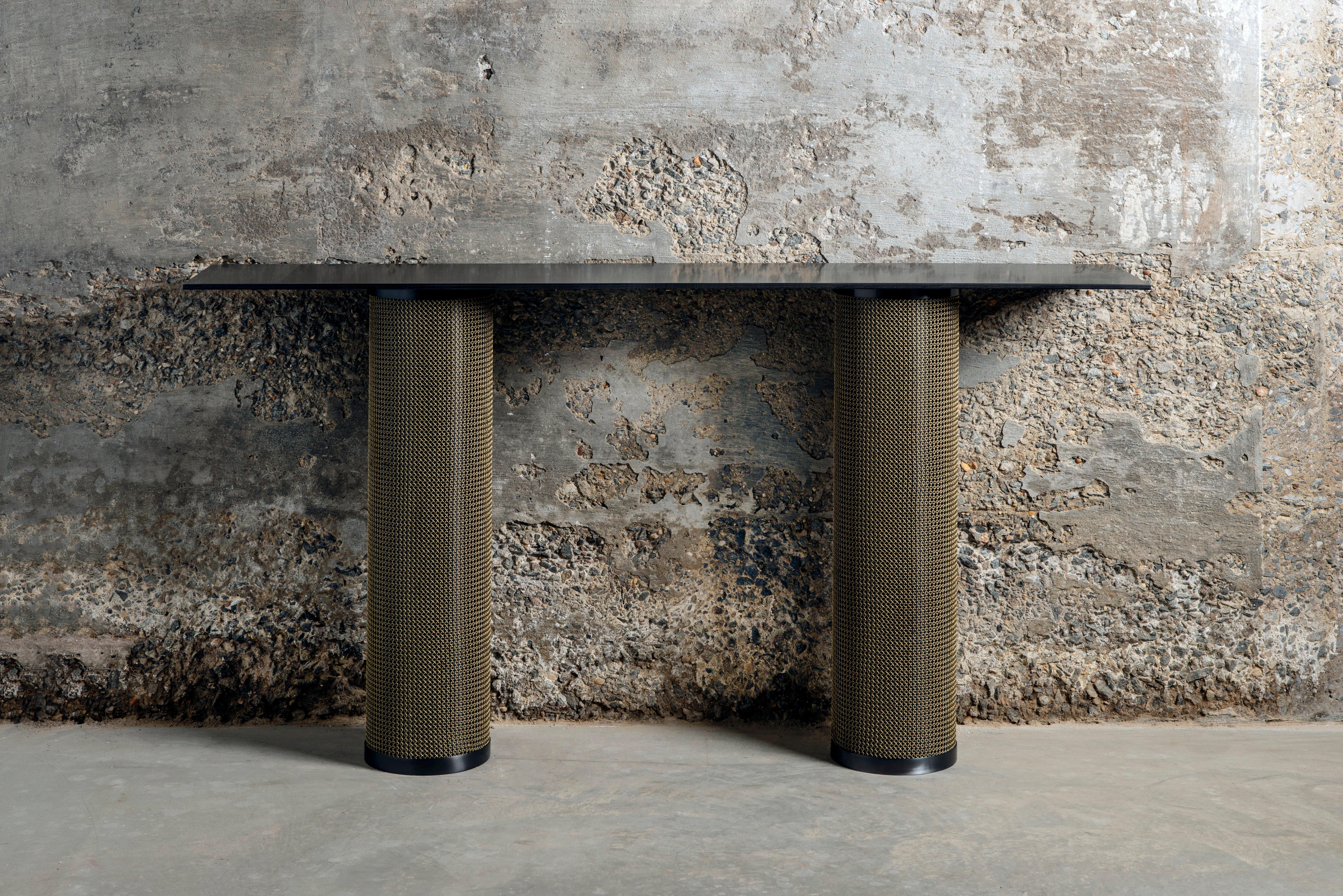 Polished Armor Console Table by Konekt Furniture