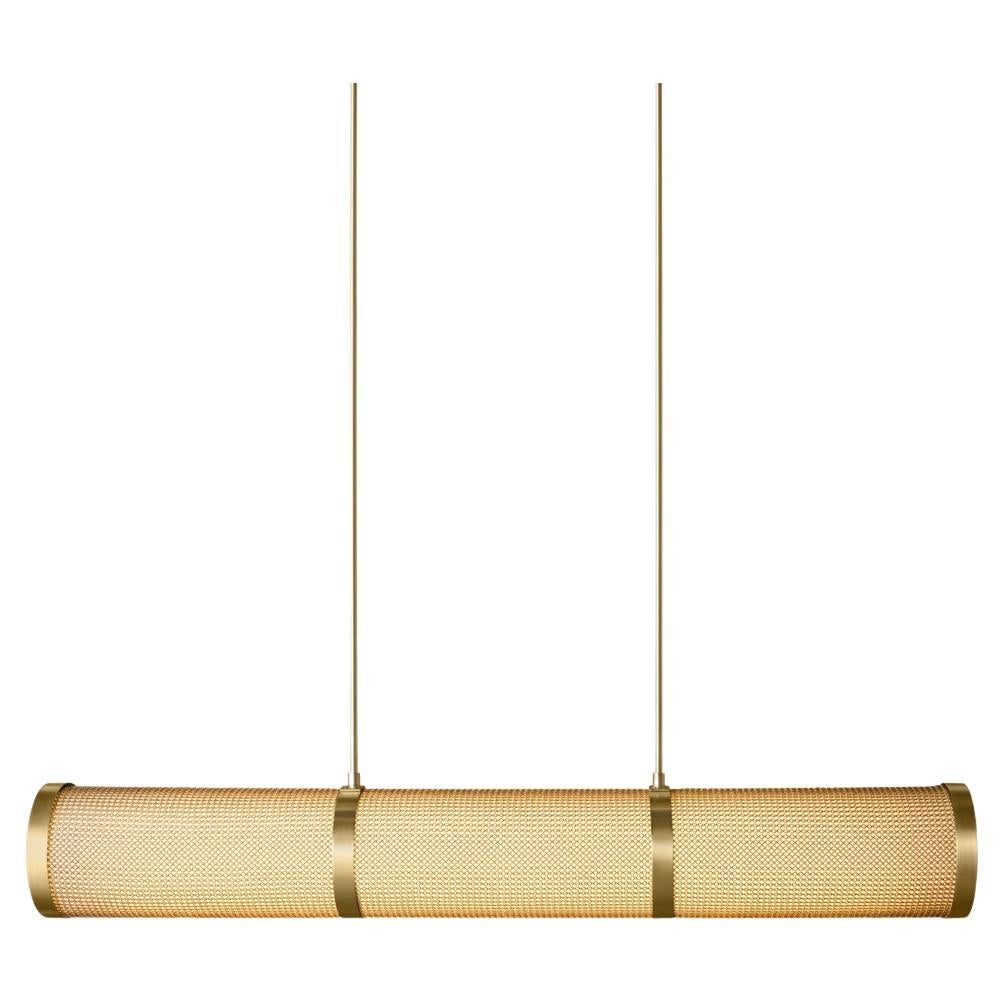 Armor Linear Small 45"L in Satin Brass For Sale