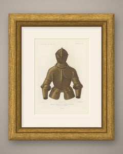 Armor of Gonzalo de Córdoba, Madrid Armory, Antique Print, 1851