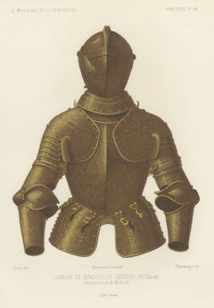 Armor of Gonzalo de Córdoba, Madrid Armory, Antique Print, 1851