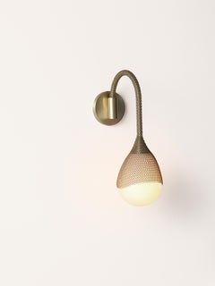 Konekt Armor Sconce - Satin Brass