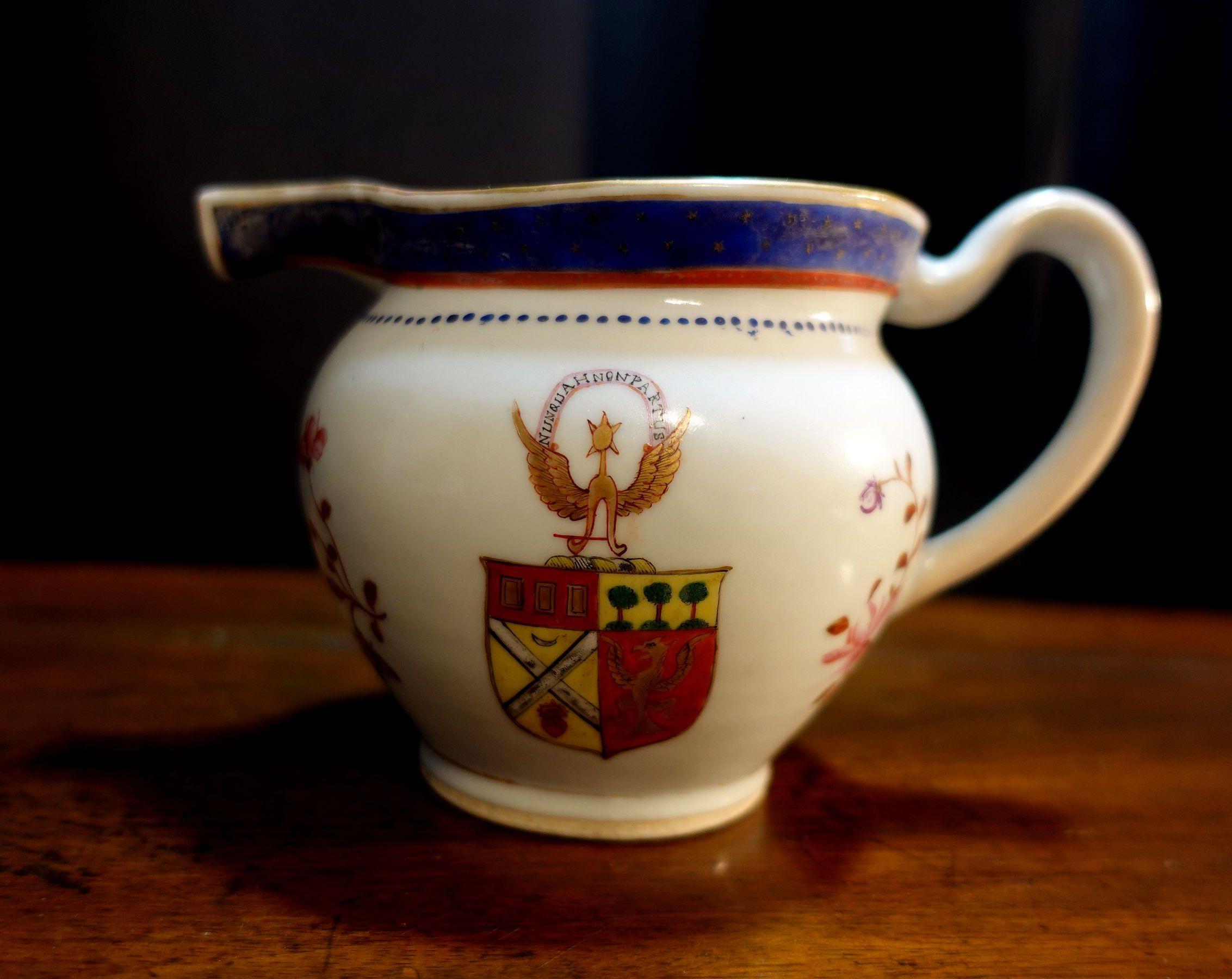 Made from Circa 1750s; Chinese export creamer with 