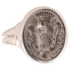 Armorial Signet Ring Second Quarter of the 18th Century