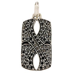 Used Armory Collection for Men Armory Tag Sterling Silver with Black Diamonds