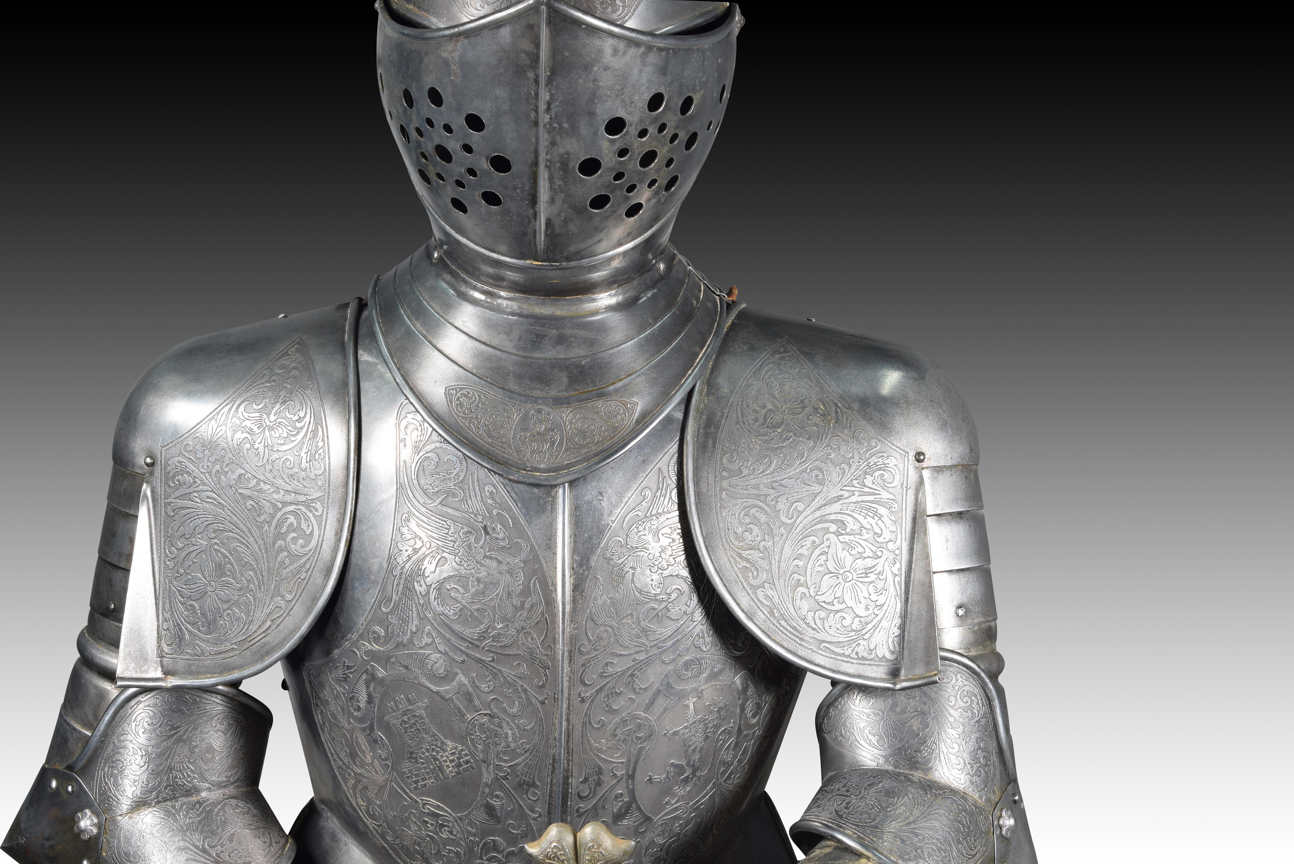 20th Century Armour or armor. Metal, leather, textile, etc. Spain, 20th century. For Sale