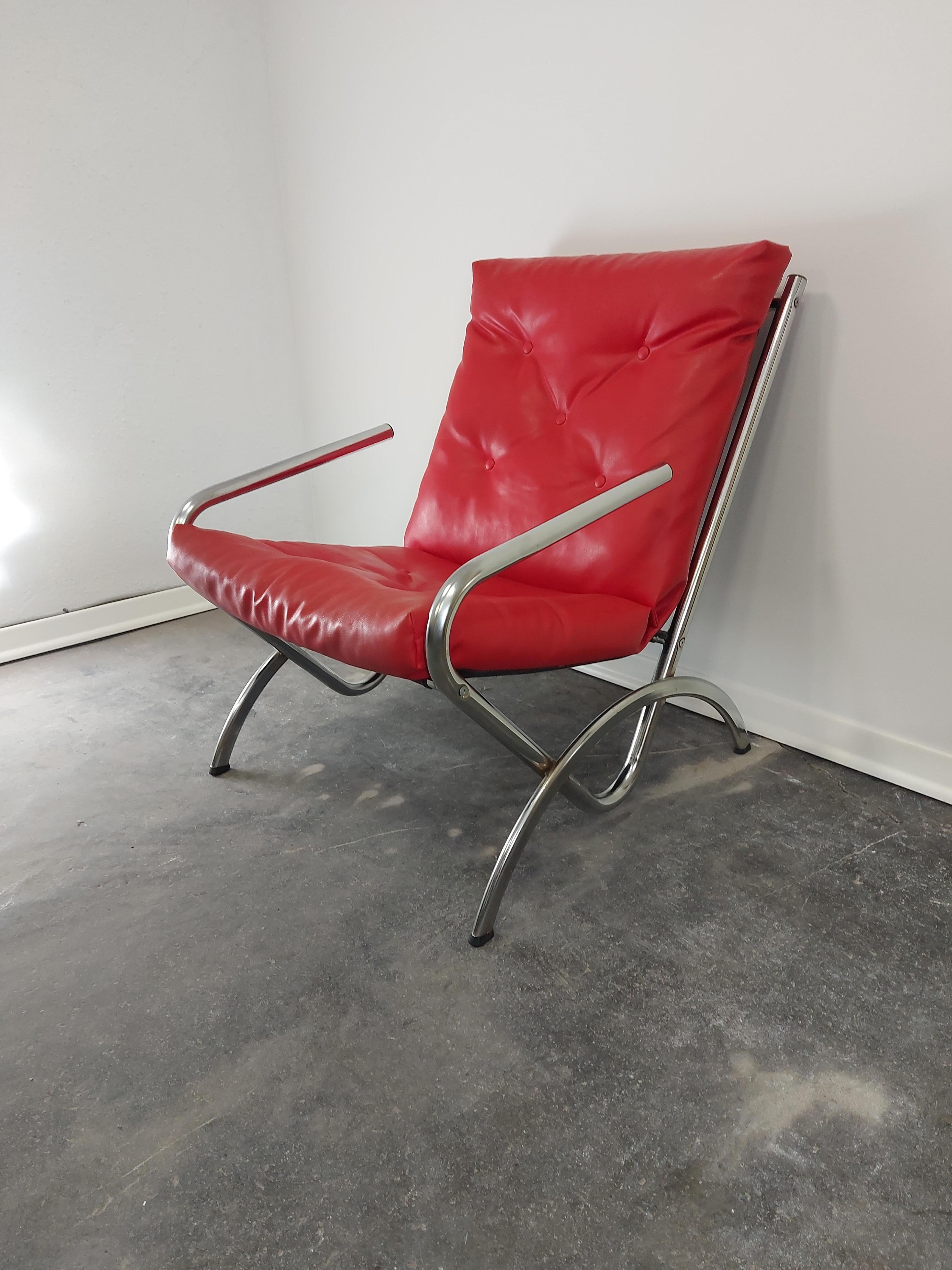Armrest chair, 1980s, Lounge Chair 1 of 2 2