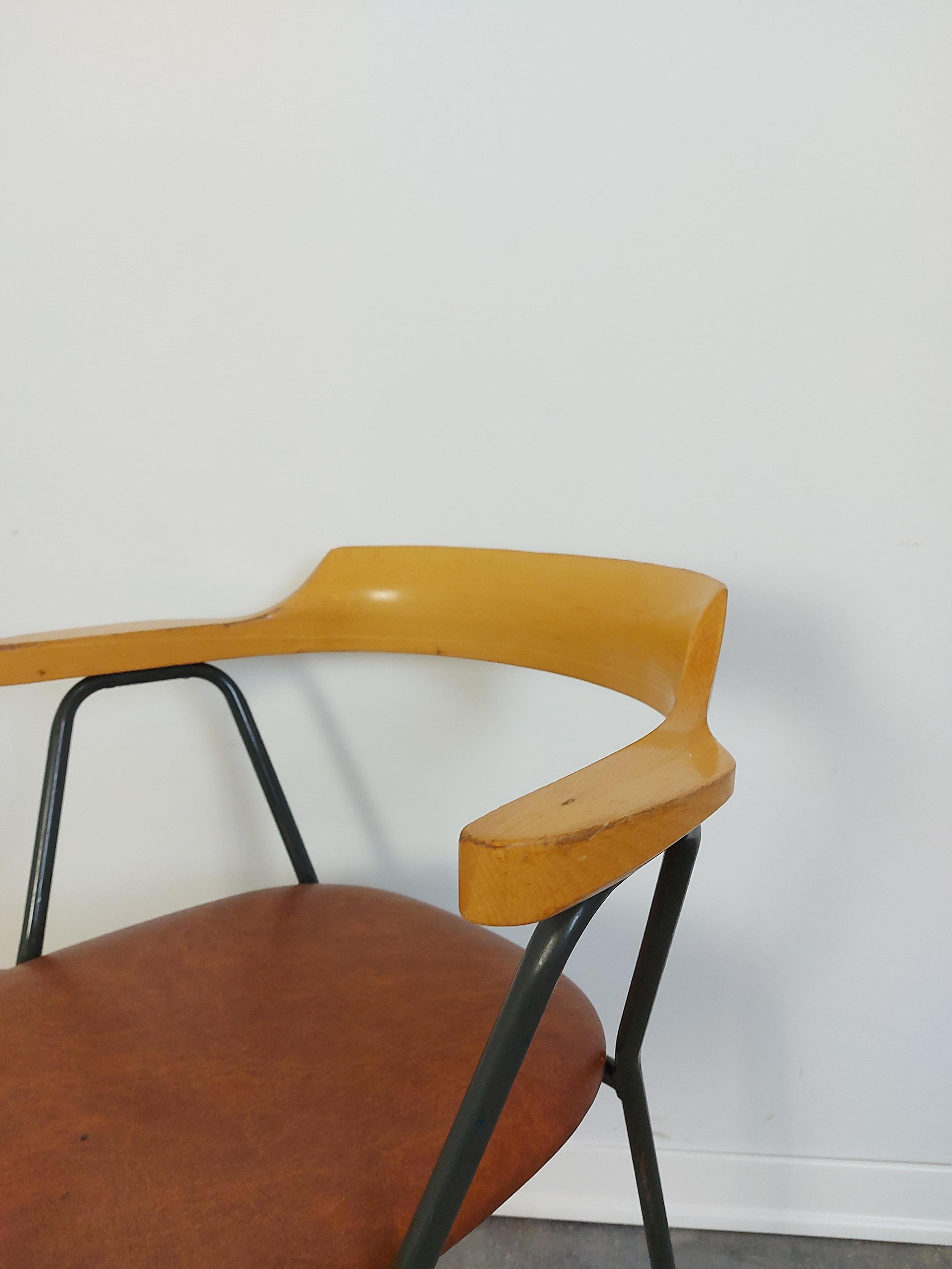 Armrest Chair Nr 4455, 1970s In Good Condition For Sale In Ljubljana, SI