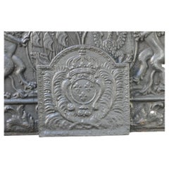 Arms of France Cast Iron Fireback, 18th Century