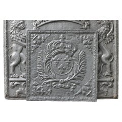 Arms of France Fireback, France, 17th/18th Century