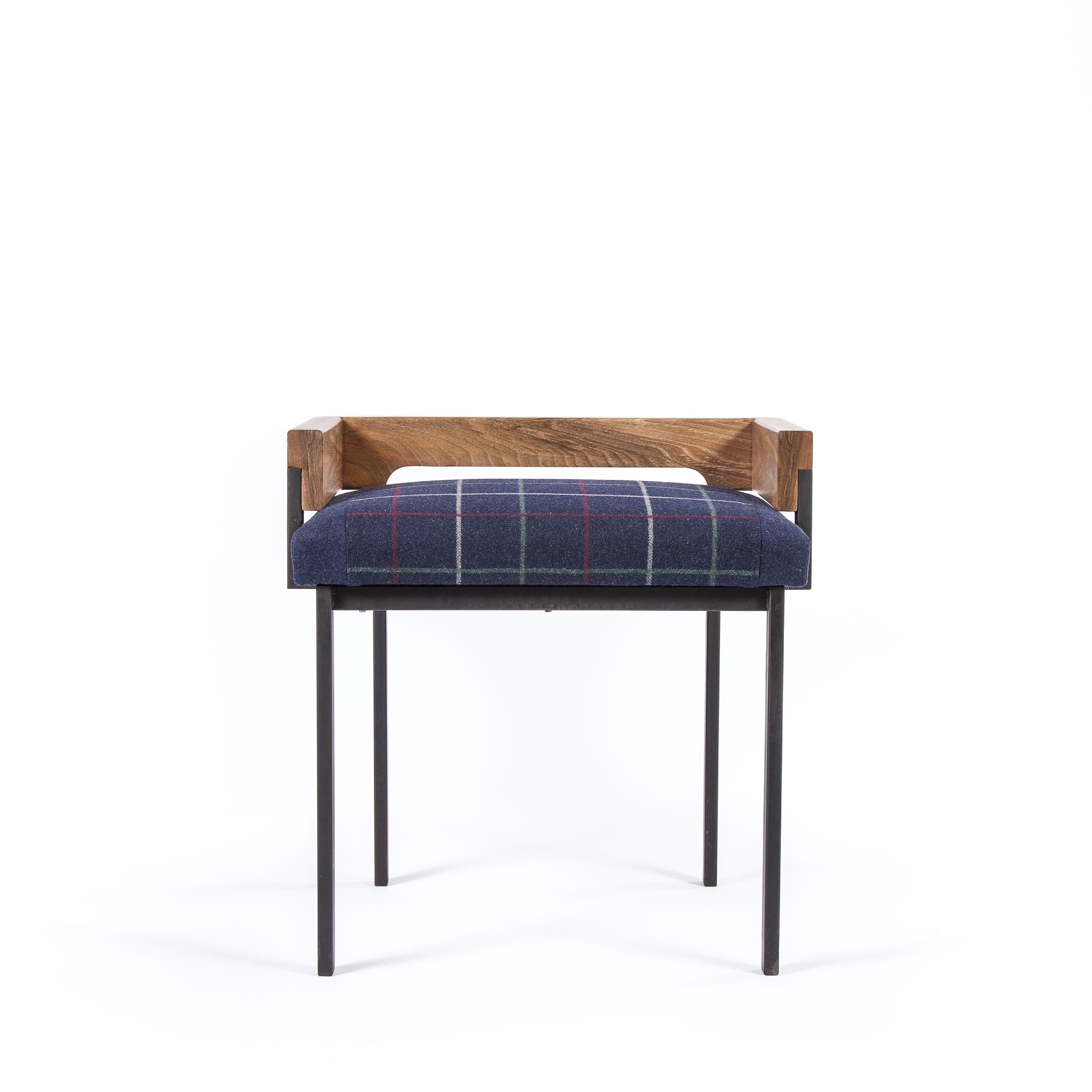 Modern Arms Stool by Charlotte Besson-Oberlin