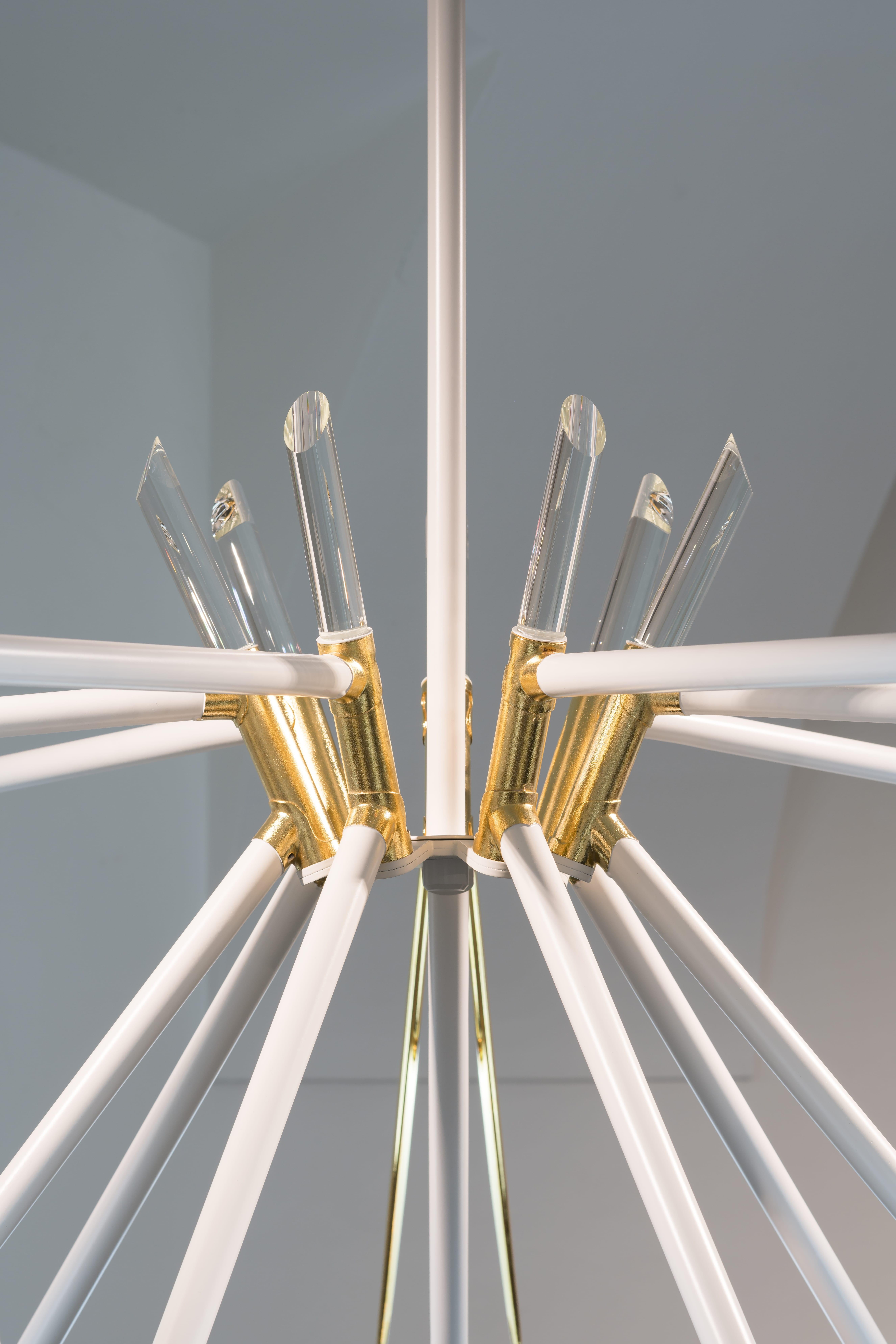 Contemporary Armstrong Chandelier by HG Atelier