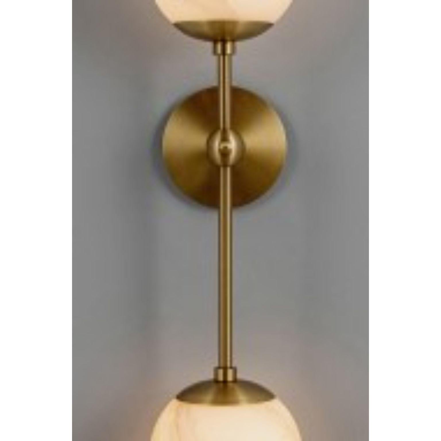 Post-Modern Armstrong Dual Wall Sconce by Schwung For Sale