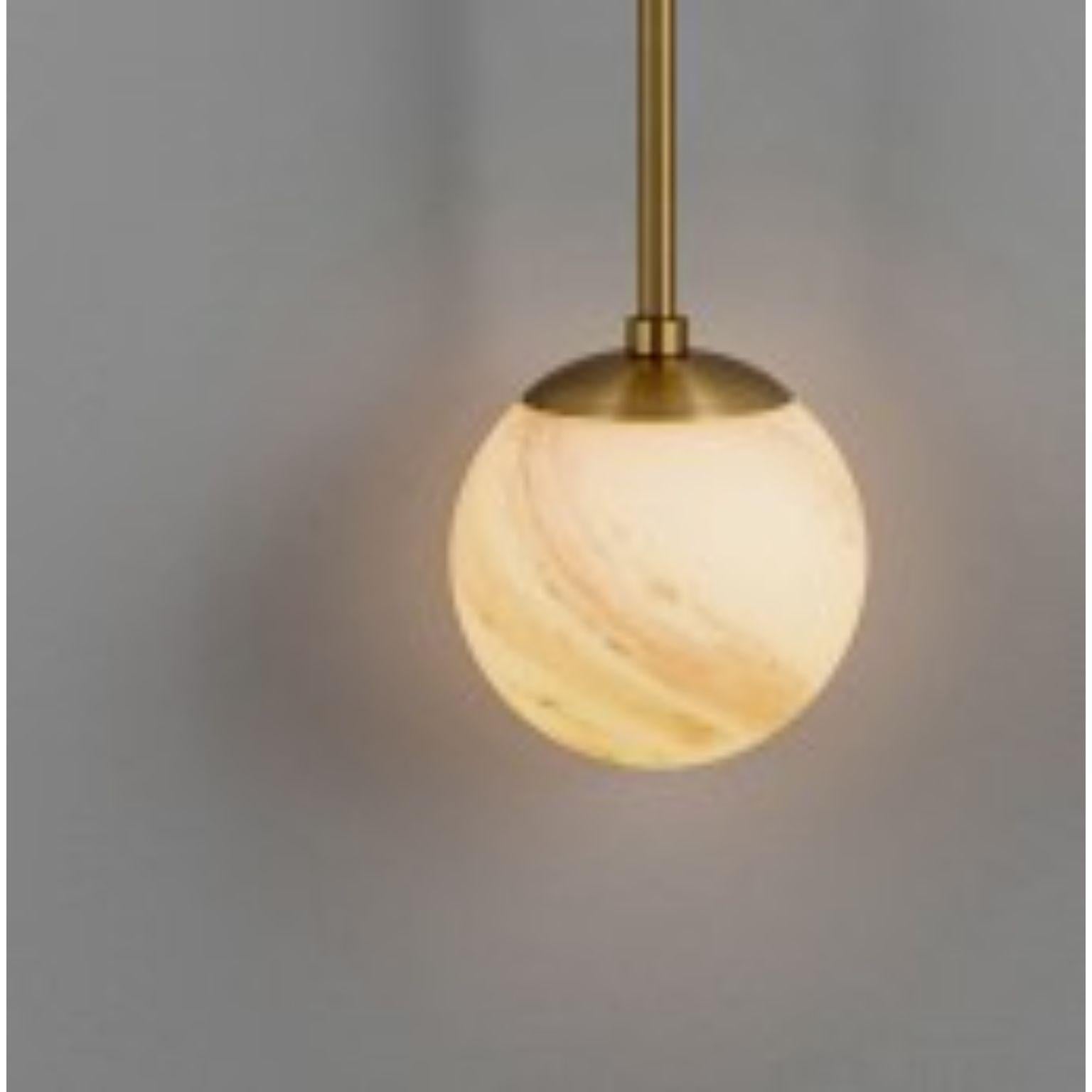 Polish Armstrong Dual Wall Sconce by Schwung For Sale
