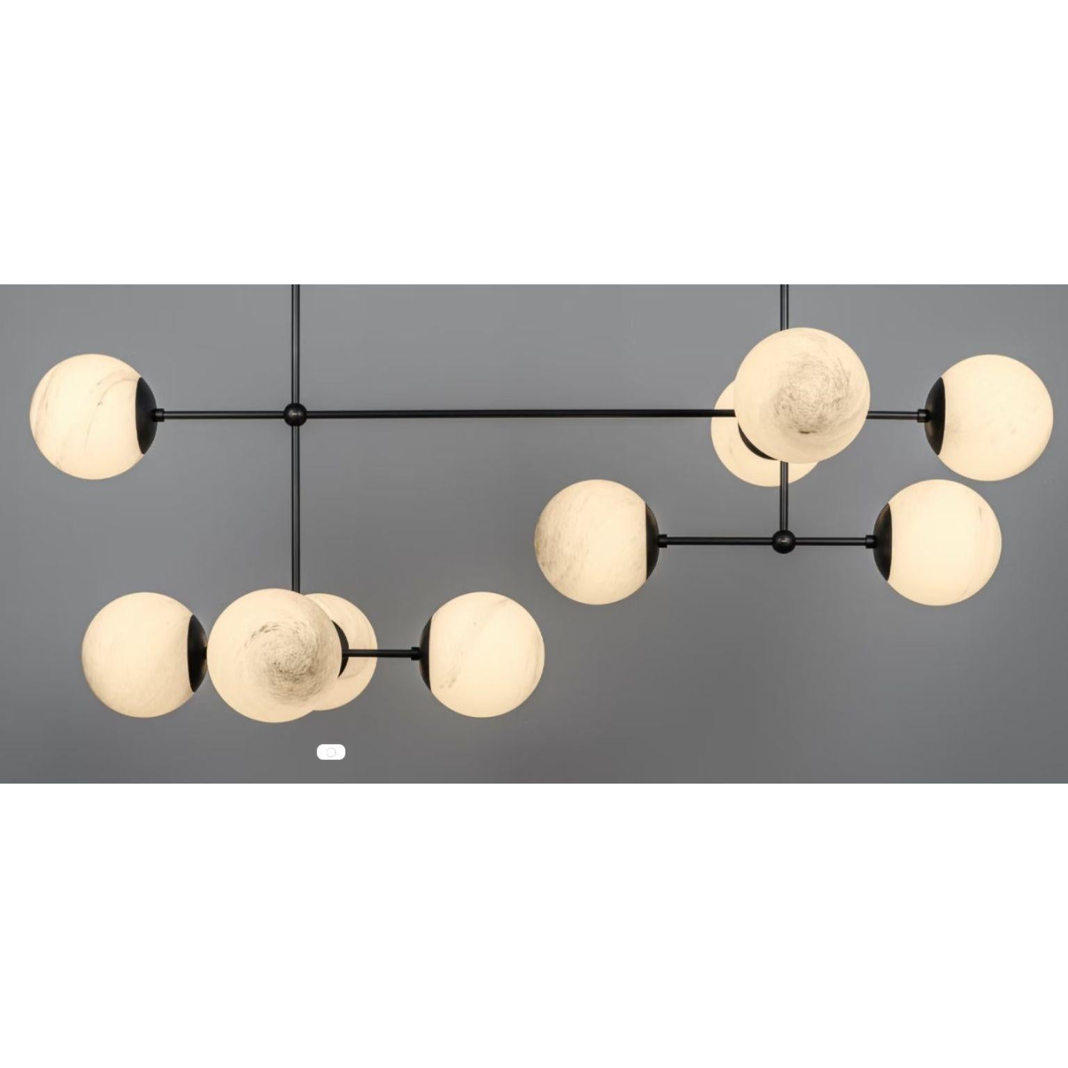 Polish Armstrong Linear Chandelier by Schwung For Sale