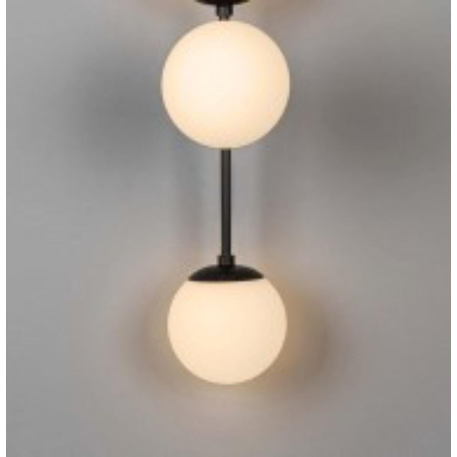 Post-Modern Armstrong Triple Wall Sconce by Schwung For Sale