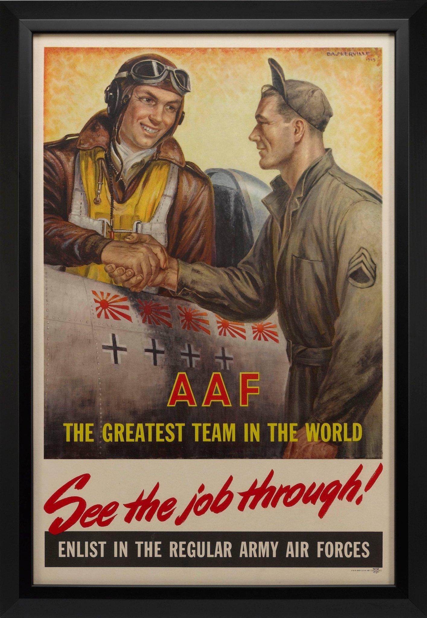 Affiche des forces aériennes de l'armée de terre:: 