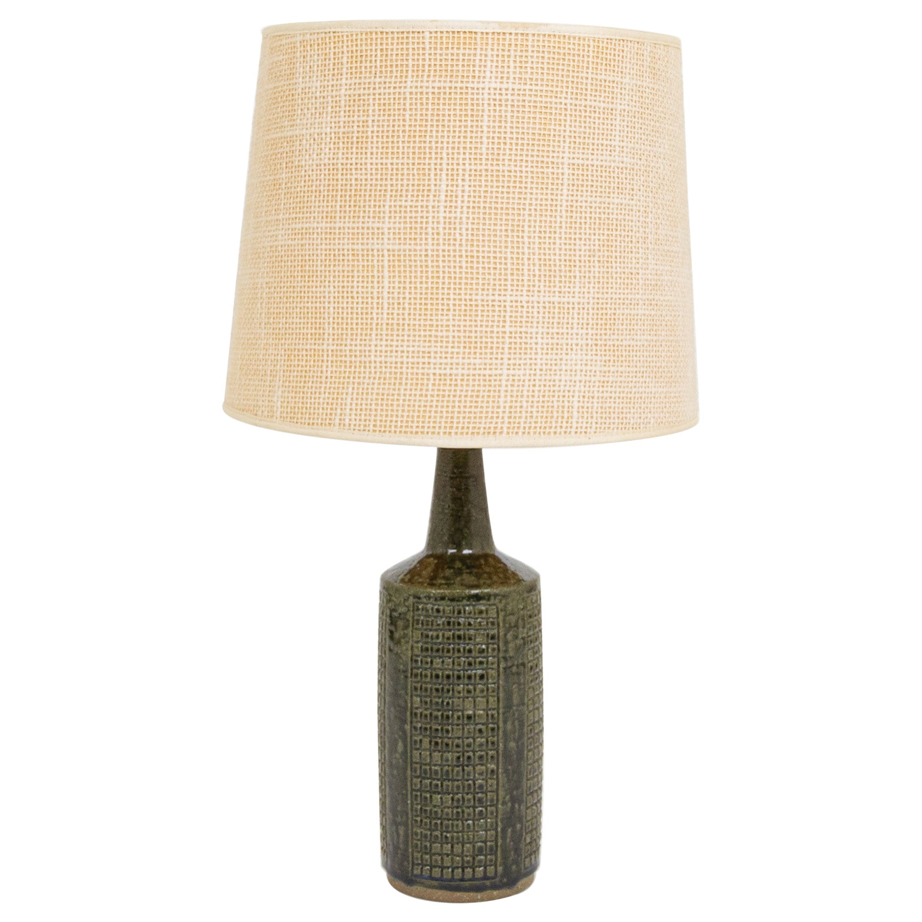 Lampada da tavolo DL/30 Army Green di Linnemann-Schmidt per Palshus, anni '60