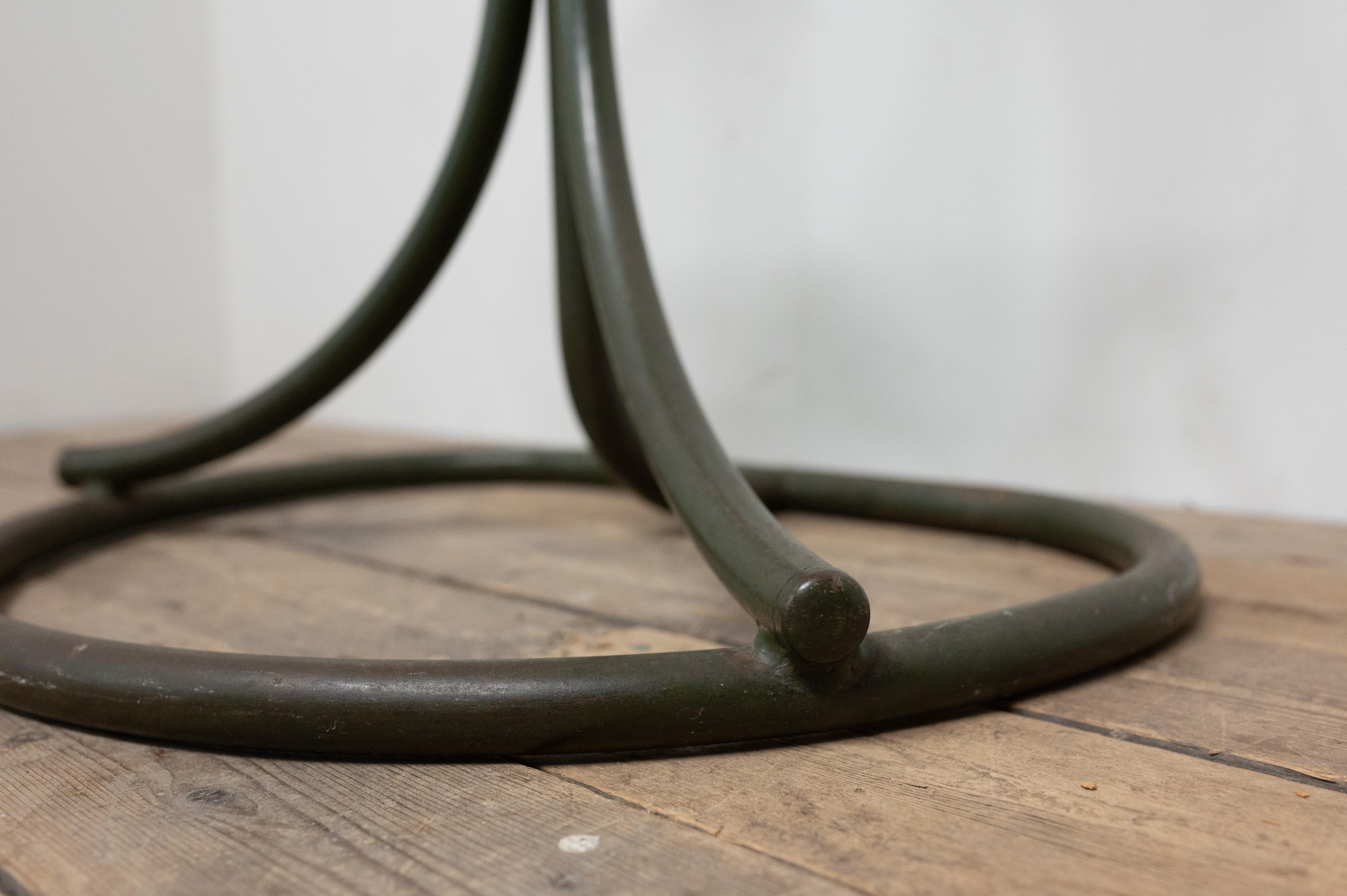 Army Green Industrial Metal Coat Stand  Flat to Wall Design 1