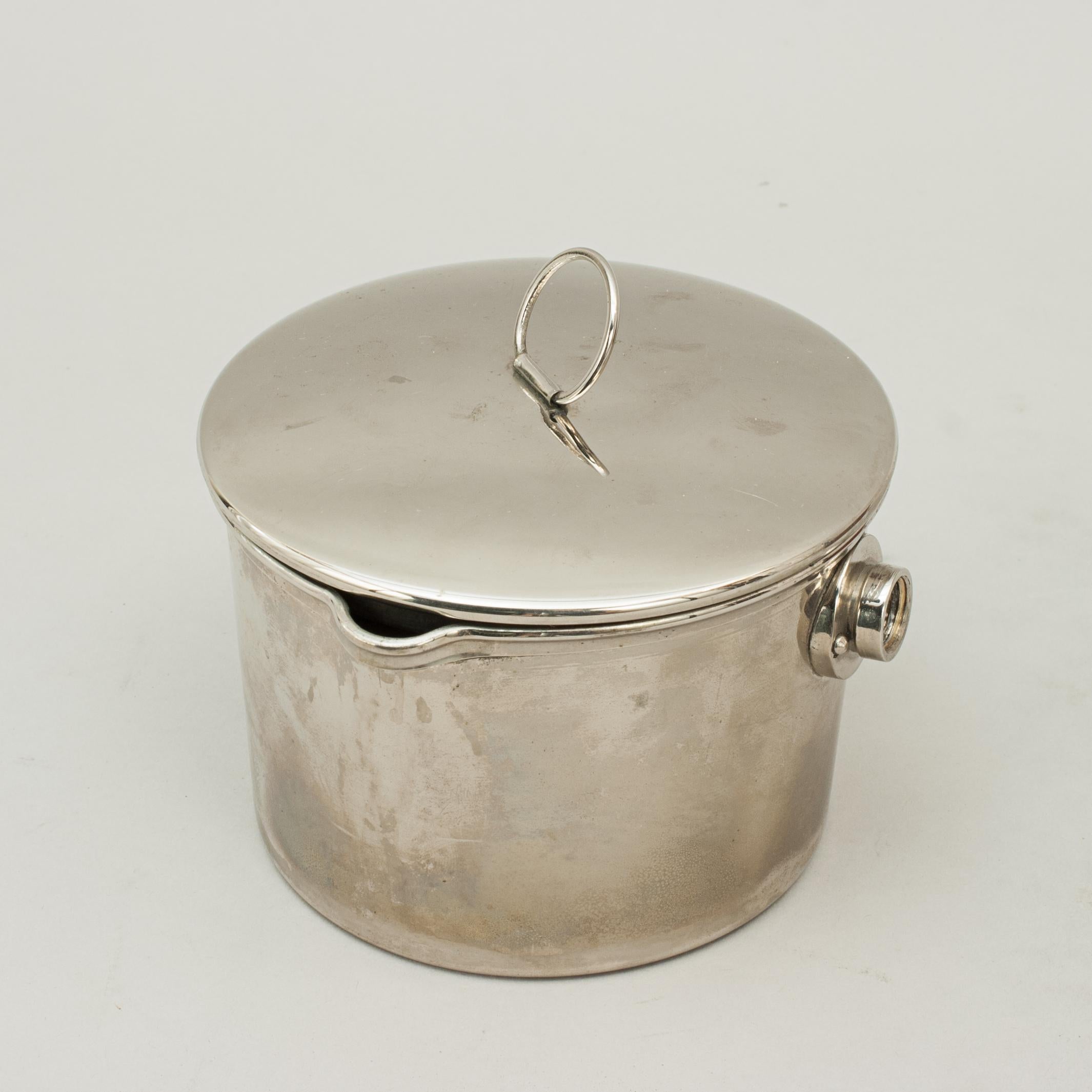 Army & Navy Campaign Spirit Stove in Leather Case with Sauce Pan 5