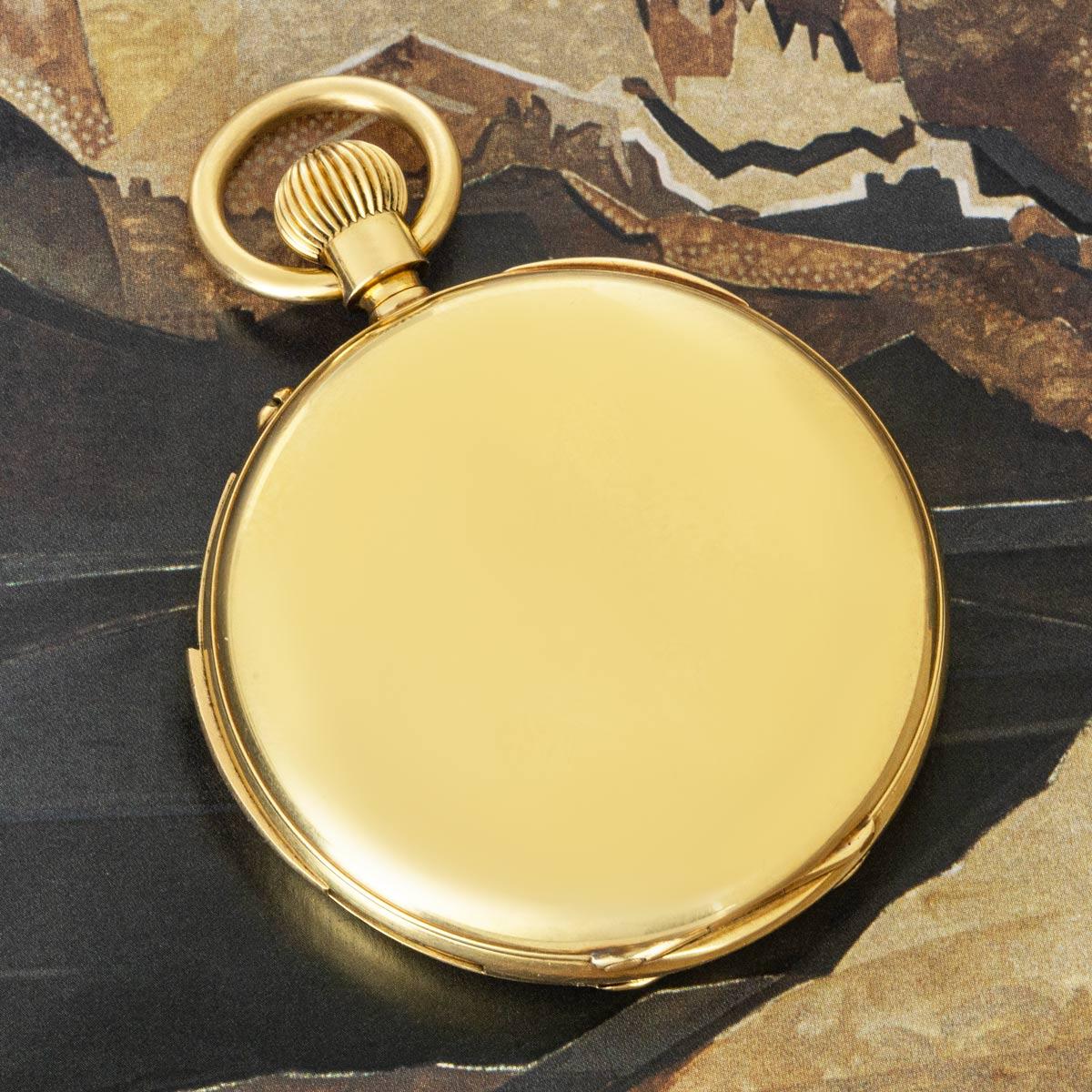Army & Navy Gold Half Hunter Minute Repeater Pocket Watch C1882 For Sale 2