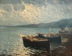 Fishermen along the coast