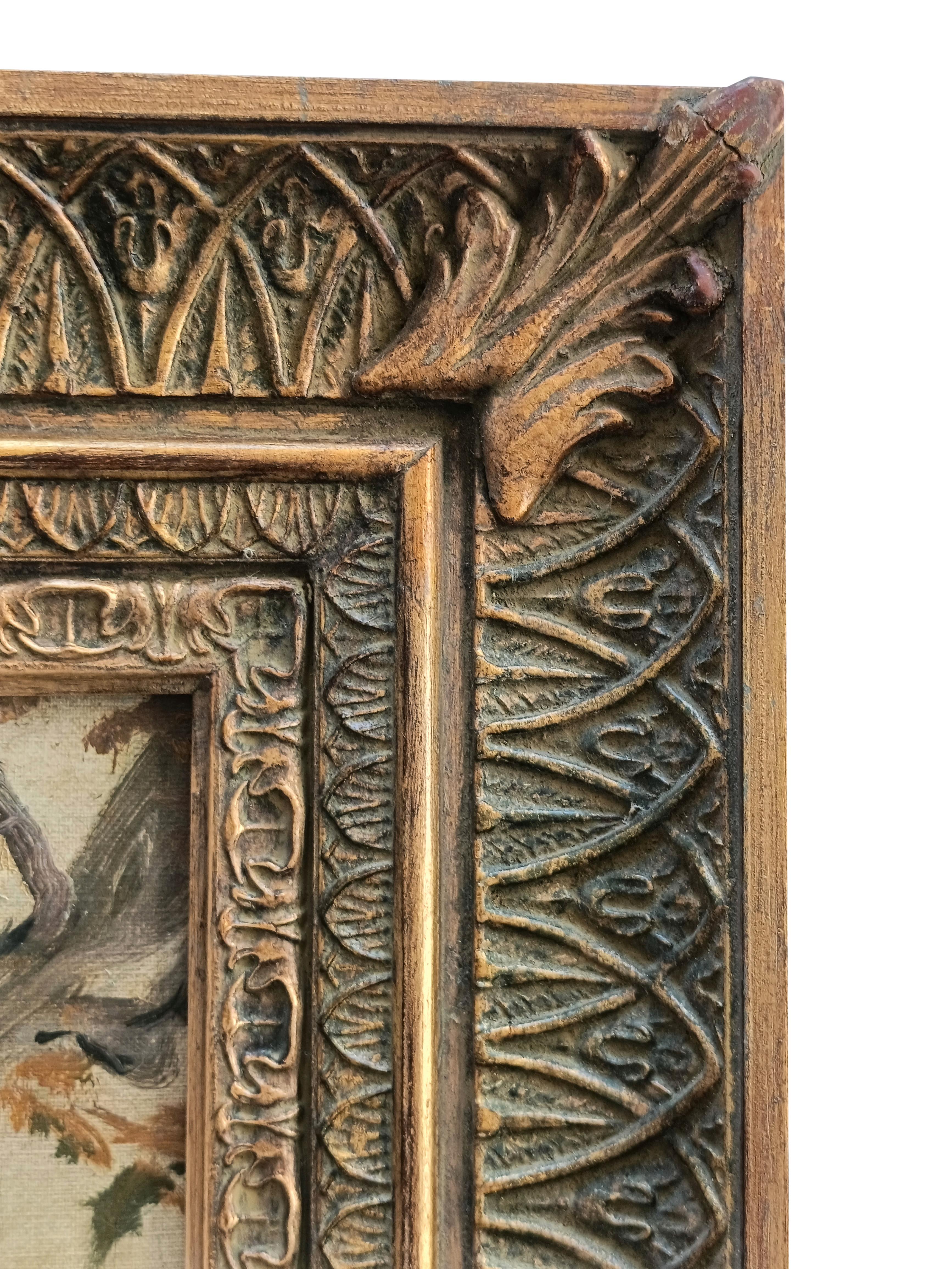 La Dama nel Parco, Olio su Tela Firmato Arnaldo De Lisio in vendita 7
