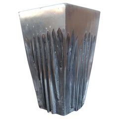 Arnaldo Gamba – Vase aus Aluminiumguss, Italien 2004