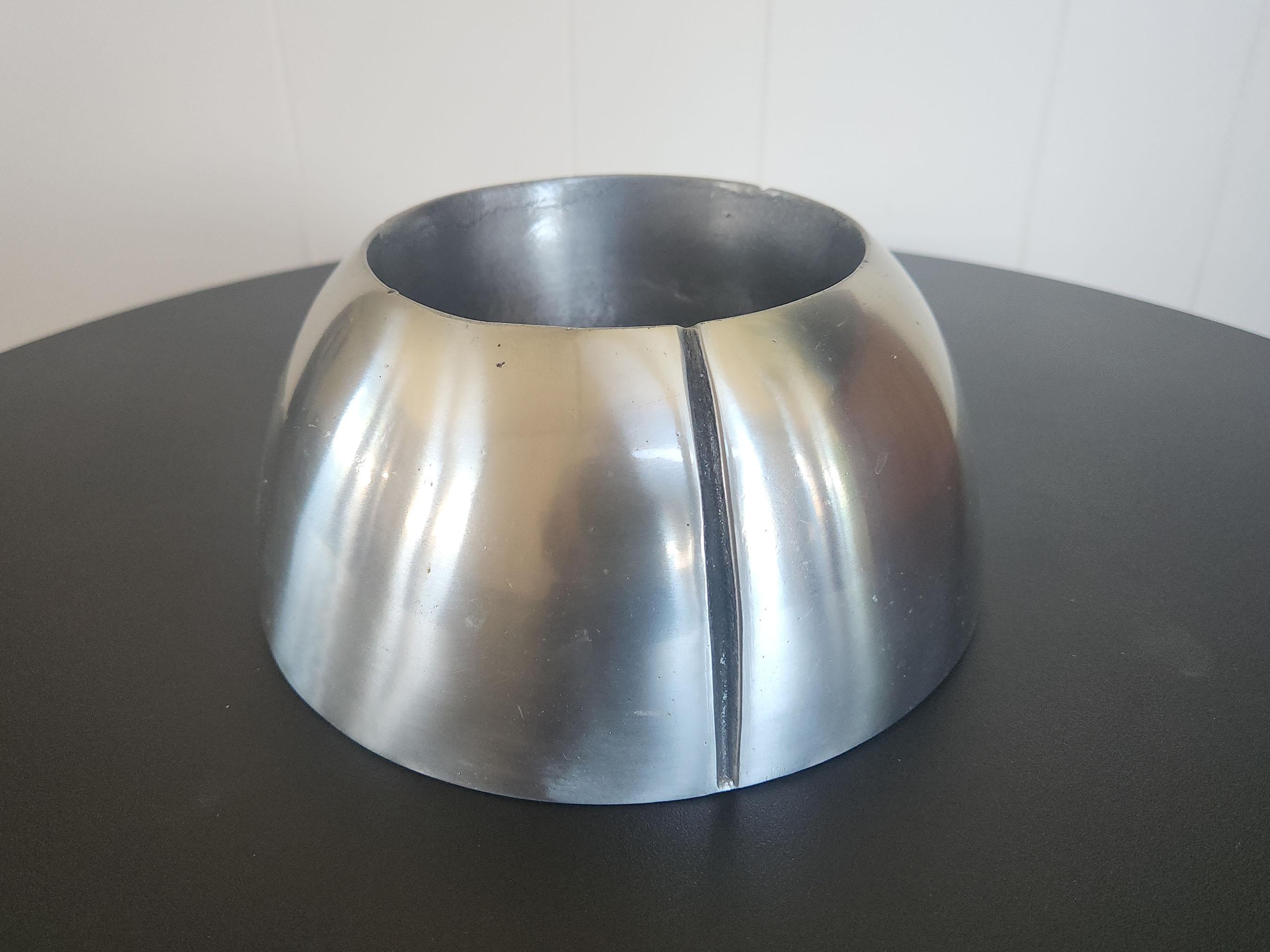Arnaldo Gamba - Cuenco hondo de aluminio fundido - Edición limitada, Italia 2004 Moderno de mediados de siglo en venta