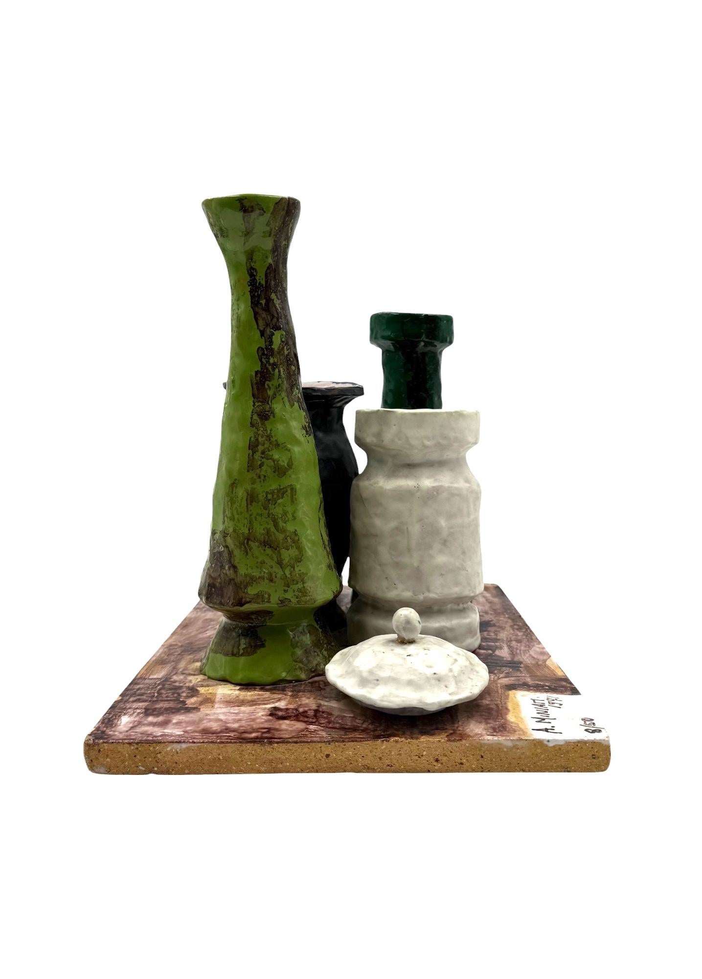 Arnaldo Miniati, Morandi allegory Sculpture, ed. 8/50, Italie 1971 en vente 8