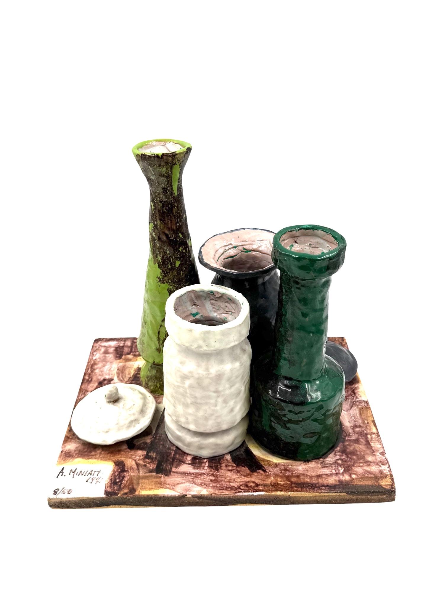 Arnaldo Miniati, Morandi allegory Sculpture, ed. 8/50, Italie 1971 en vente 2