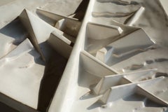 Arnaldo Pomodoro Keramik Rossicone Italienische Kunst Modern Weiß Abstrakt Skulptur